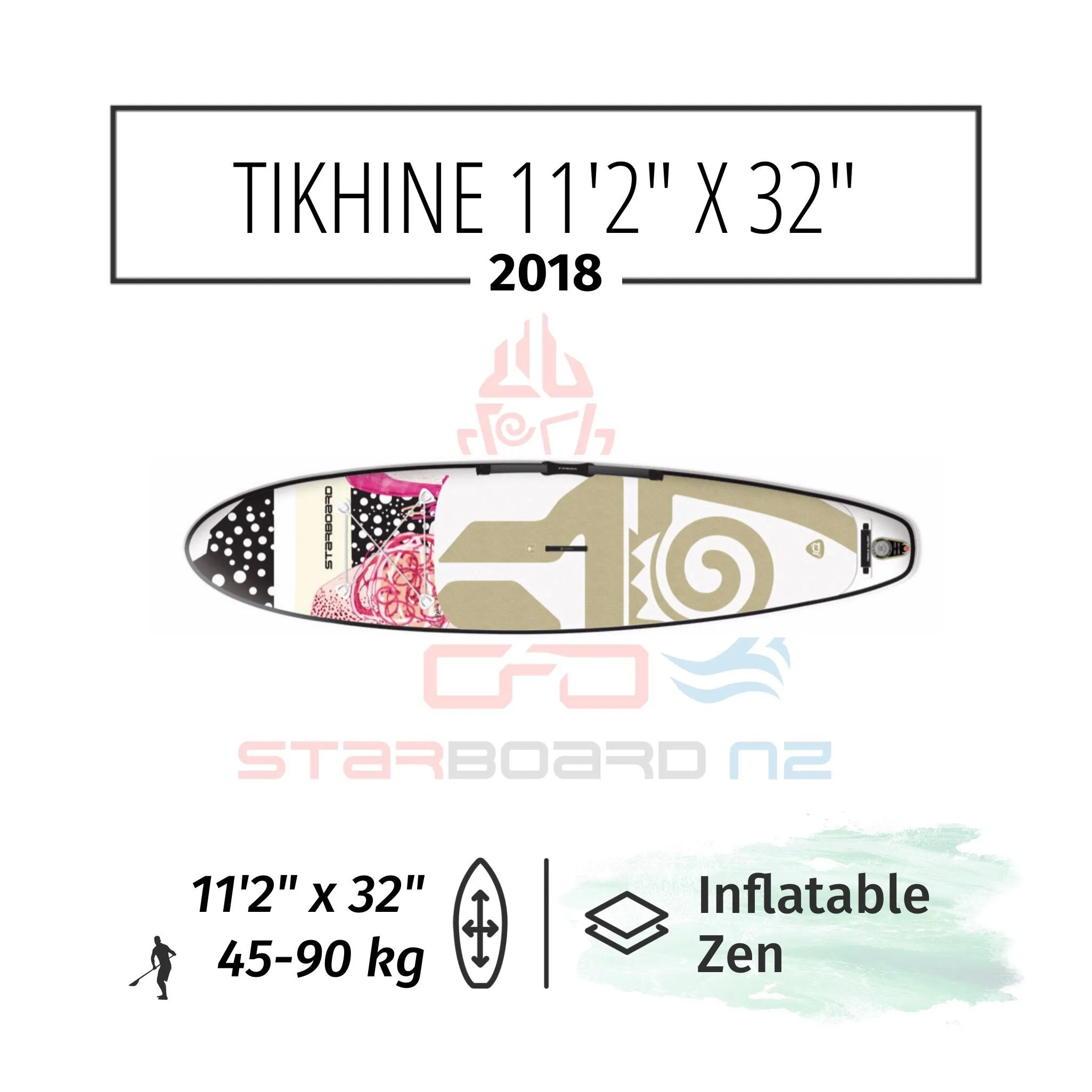 2018 INFLATABLE SUP 11'2"x32"x4.75" TIKHINE BLEND