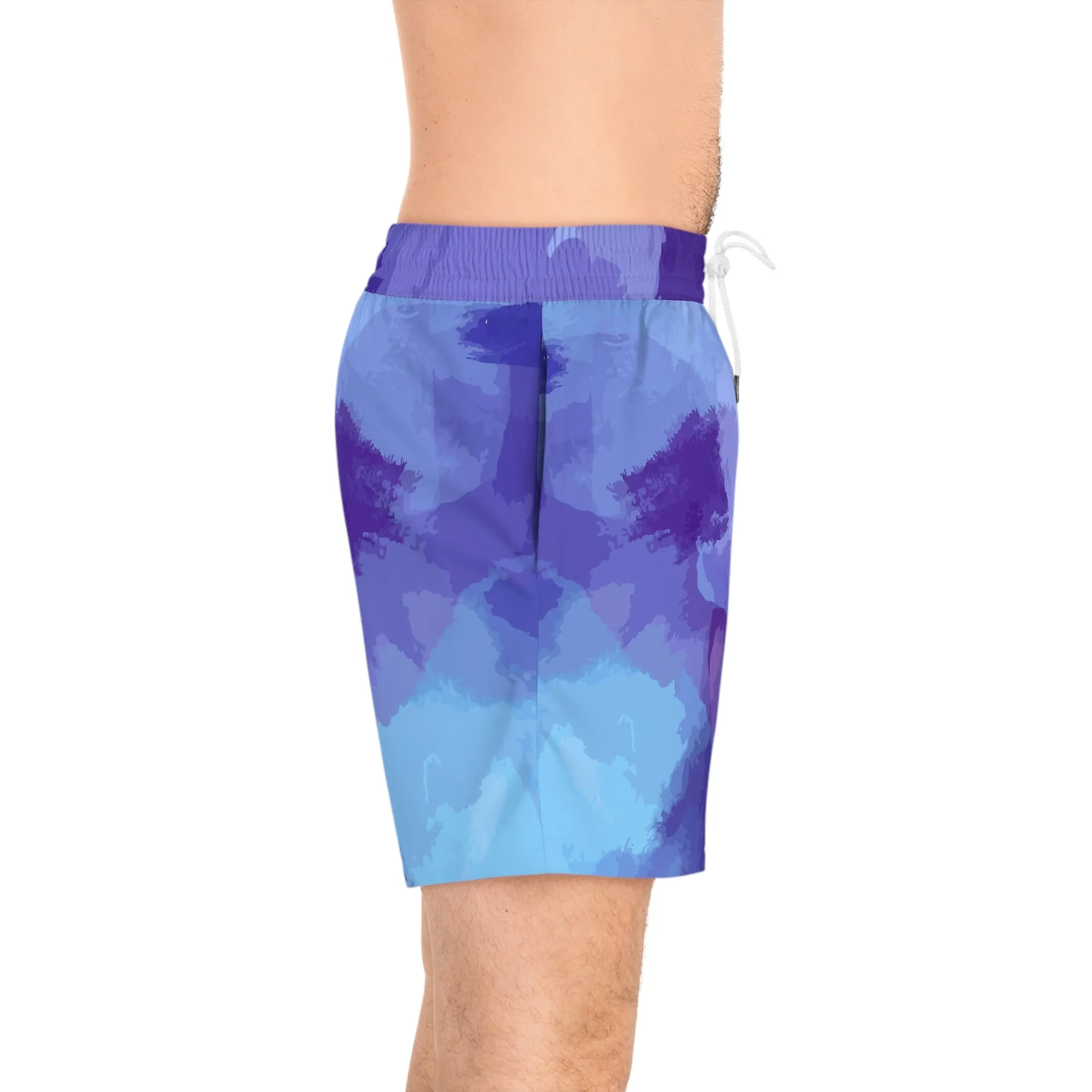 2d Battalion Scroll Kaunaloa Colorcrush Swim Trunks