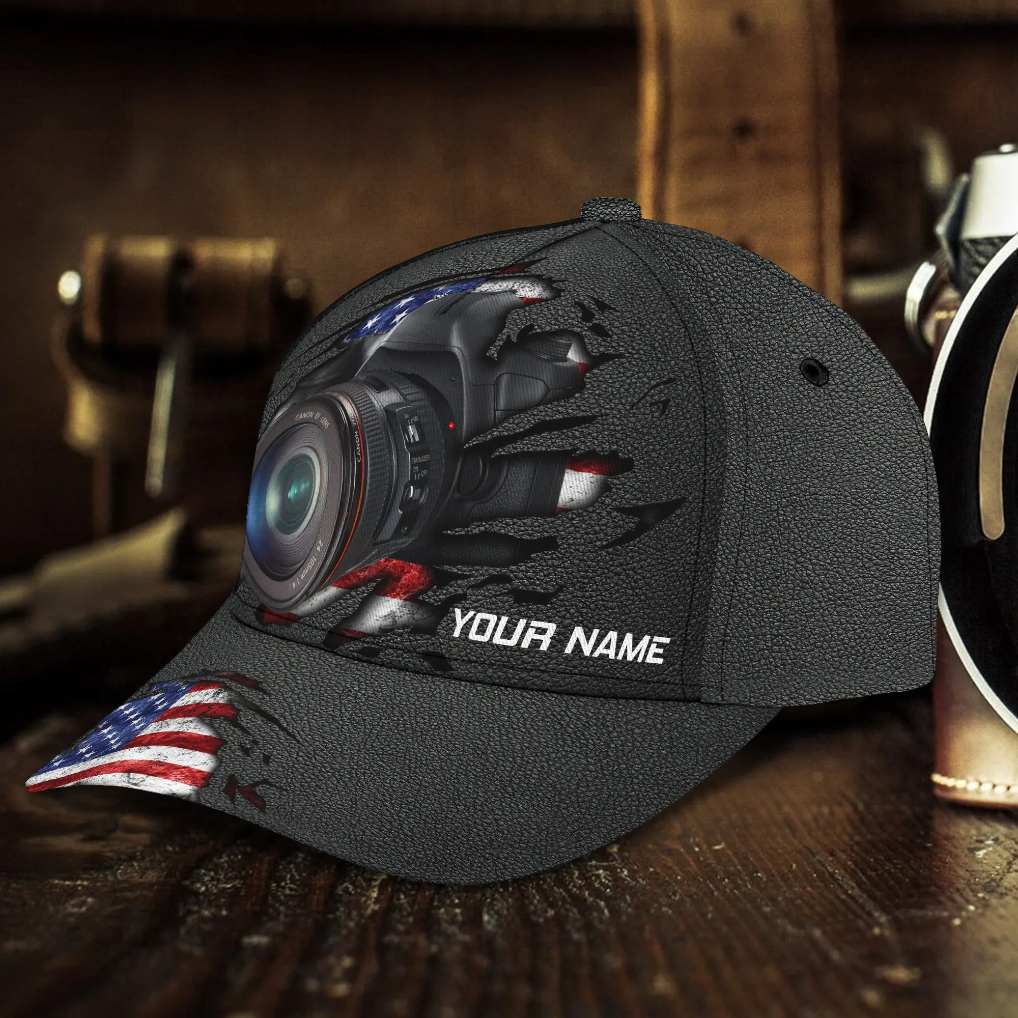 3D Classic Cap 01 Camera Name Cap namashops