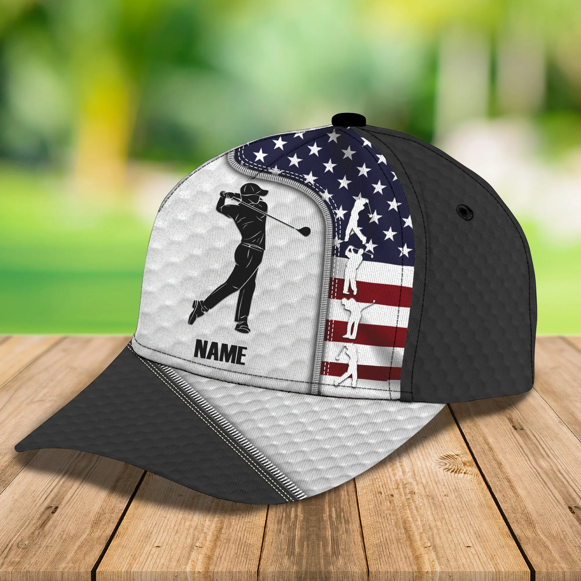 3D Classic Cap America Golfer Customize Cap Namashops
