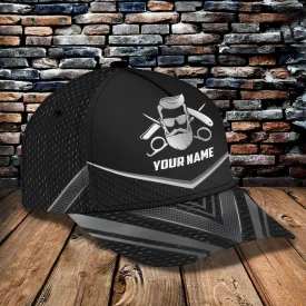 3D Classic Cap Barber Personalized Name Cap Namashops