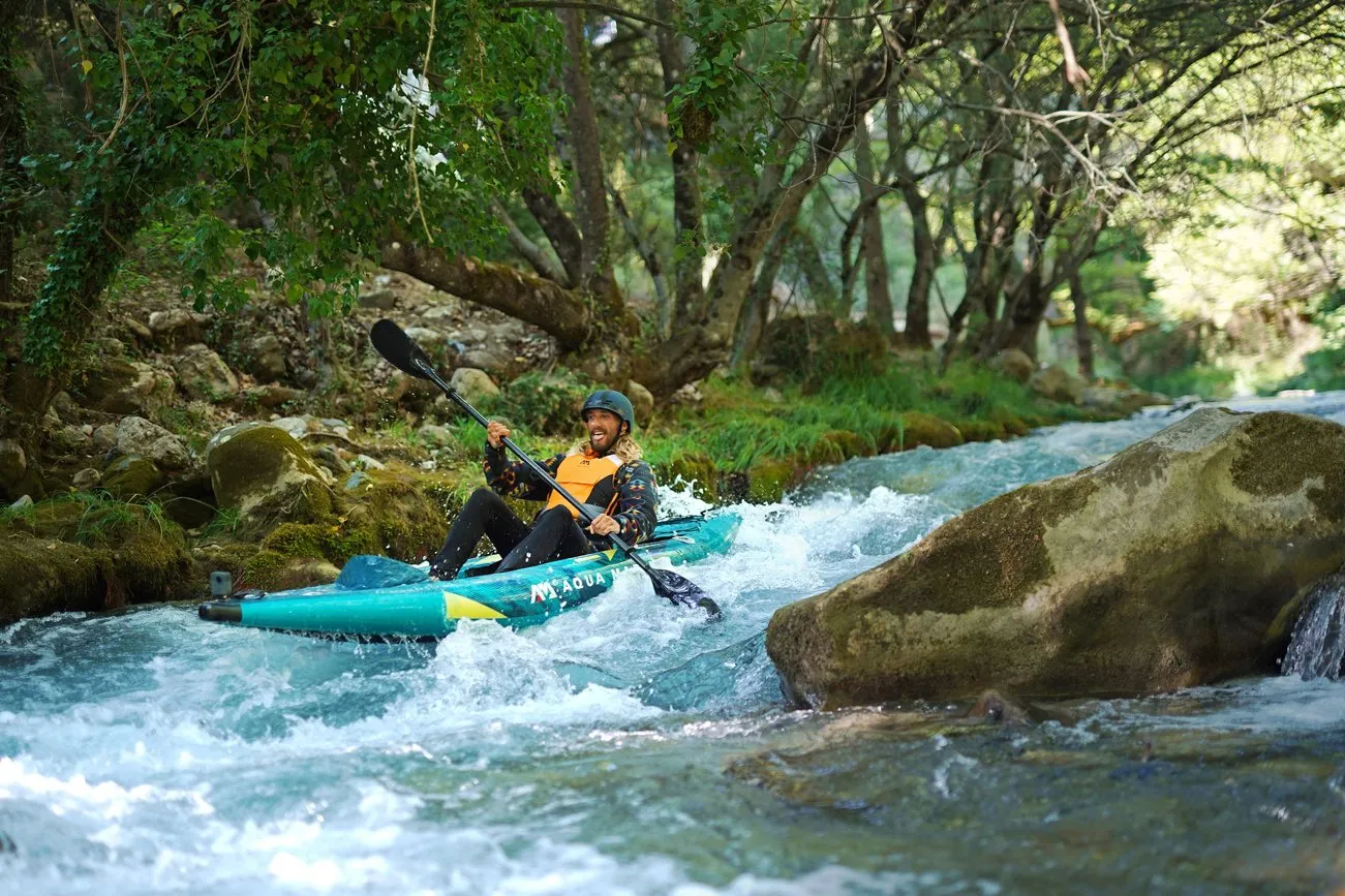Aqua Marina - Steam-312 Versatile/ Whitewater Kayak 1-person. DWF Deck. (paddle excluded) | ST-312-22