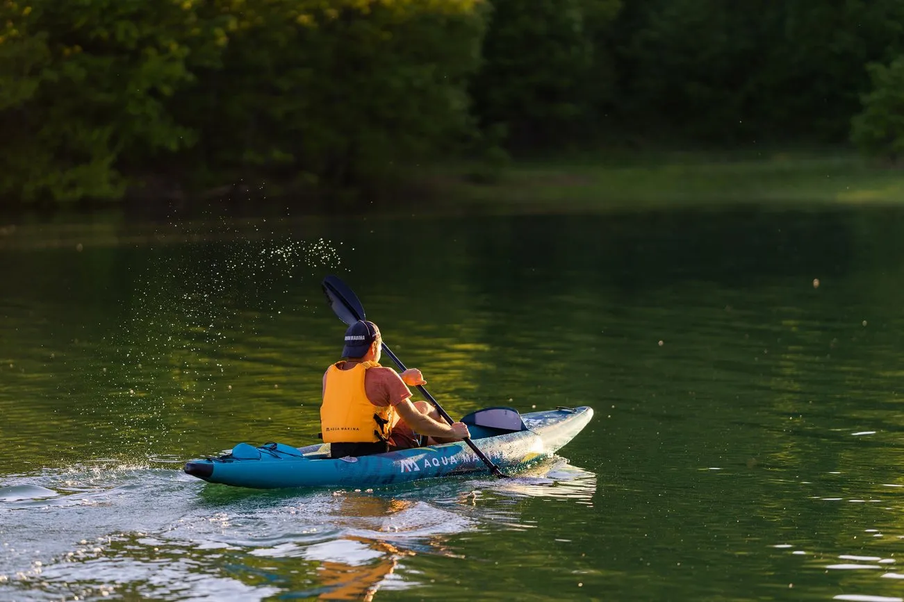 Aqua Marina - Steam-312 Versatile/ Whitewater Kayak 1-person. DWF Deck. (paddle excluded) | ST-312-22