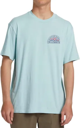 Billabong A/div Sun Up T-Shirt - Organic Cotton Crew Neck Shirt - Short Sleeve T Shirts for Men, Sea Fog