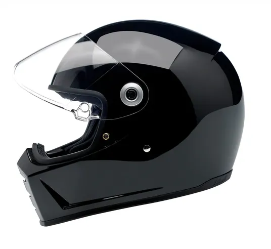 Biltwell Lane Splitter Helmet - Glossy Black