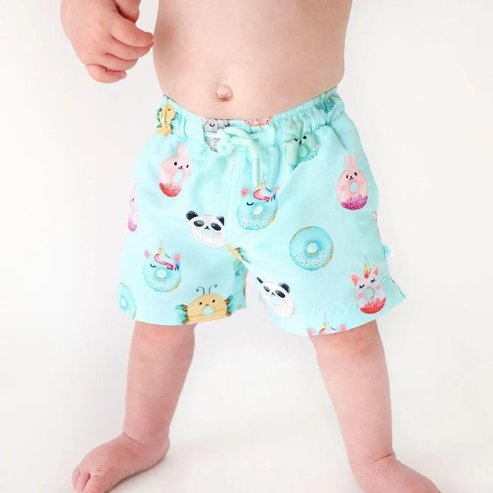 Boy's Swim Trunks - Donuts