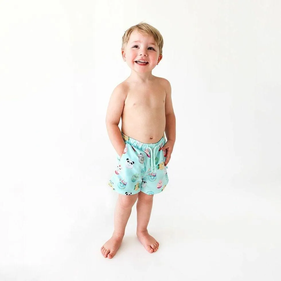 Boy's Swim Trunks - Donuts