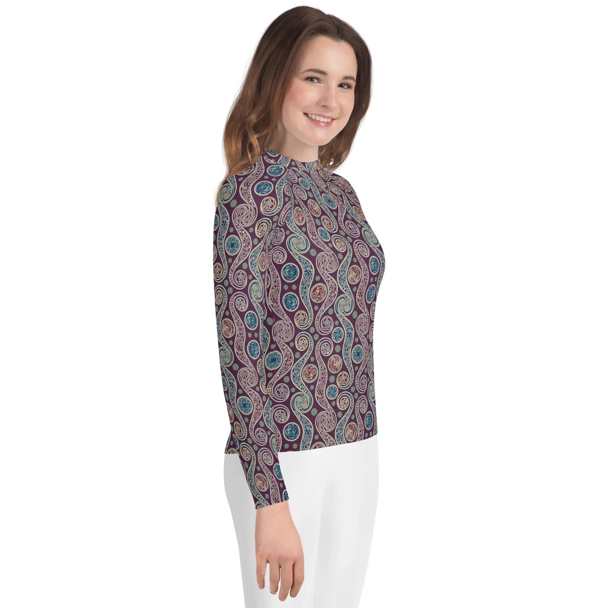 Celtic Paisley Youth Rash Guard (POD)