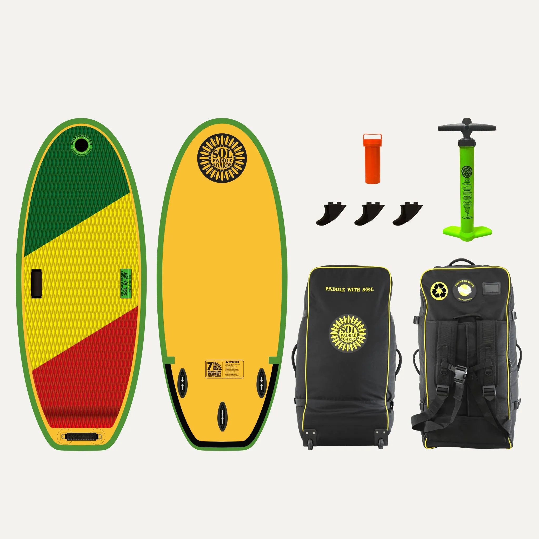 Classic SOLra Inflatable River Surfboard