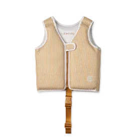 Dove Stripe Neoprene Swim Vest (Sandy/Golden Caramel)