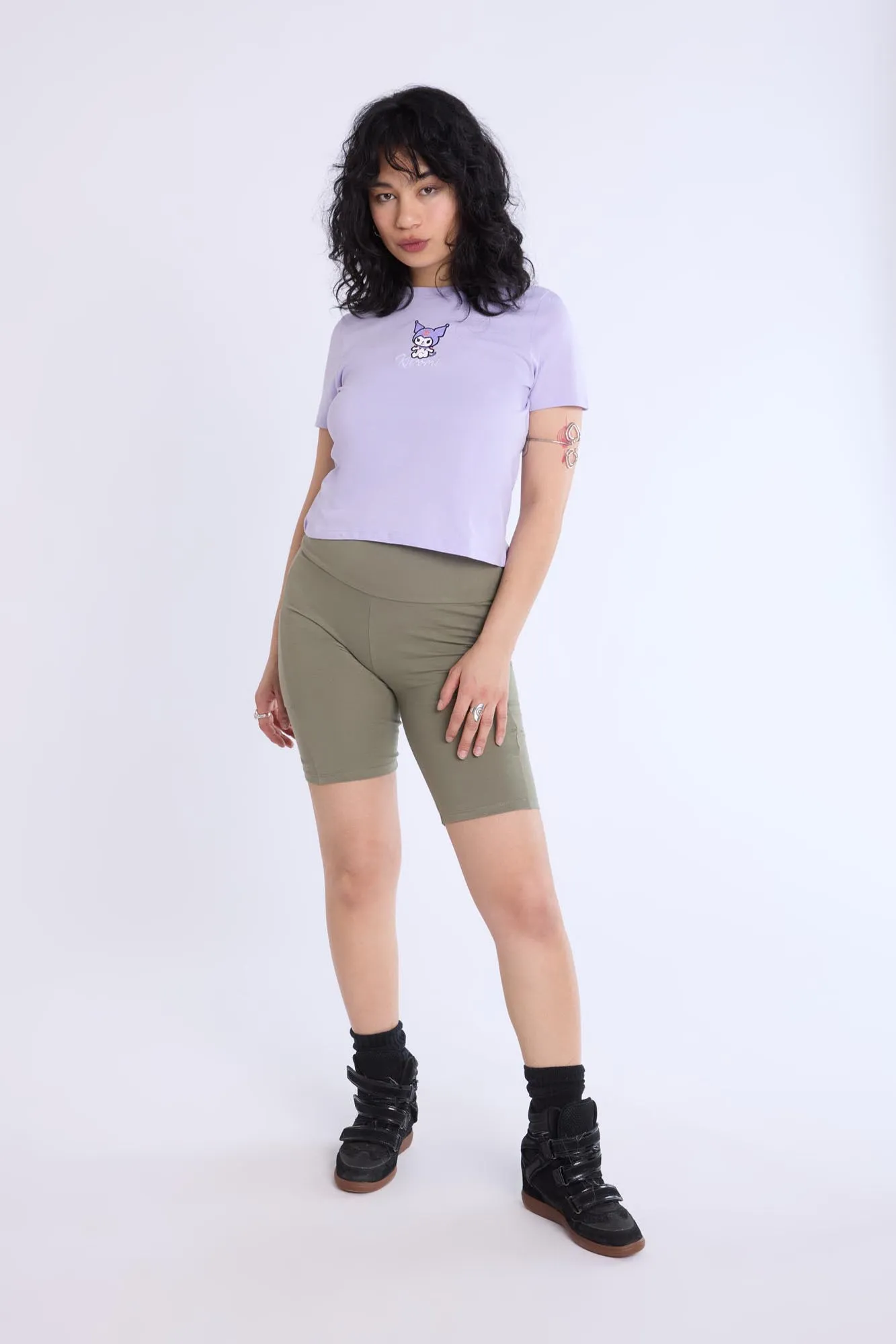 High-Rise Pocket Bike Shorts