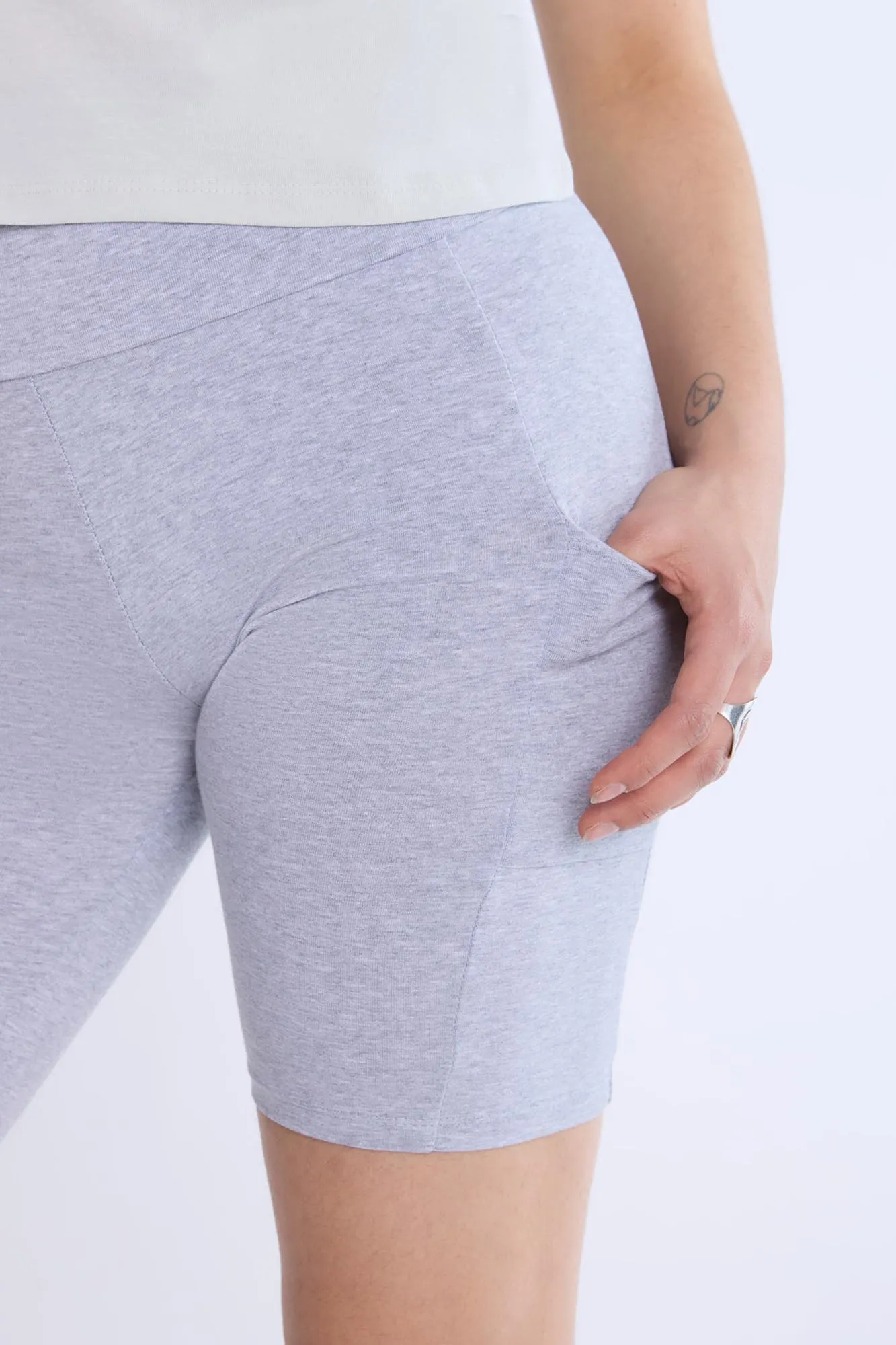 High-Rise Pocket Bike Shorts