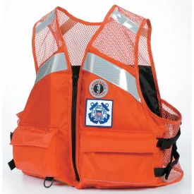 Industrial Mesh Vest for USCG Auxiliary
