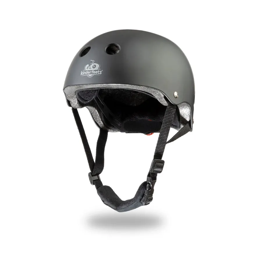 Kinderfeets Toddler Bike Helmet - Matte Black