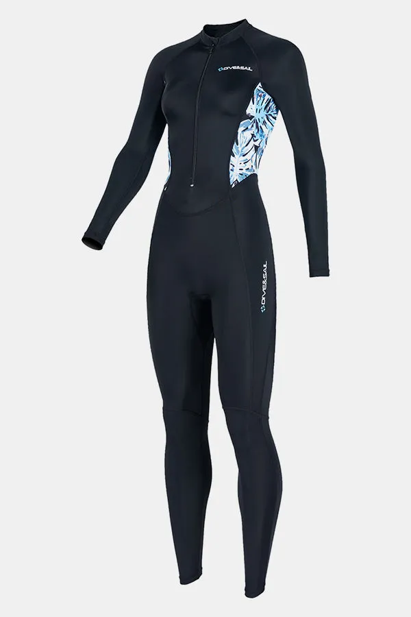 Lycra Diving Suit For Women One-Piece Black Long Sleeve Quick-Drying Jellyfish Suit