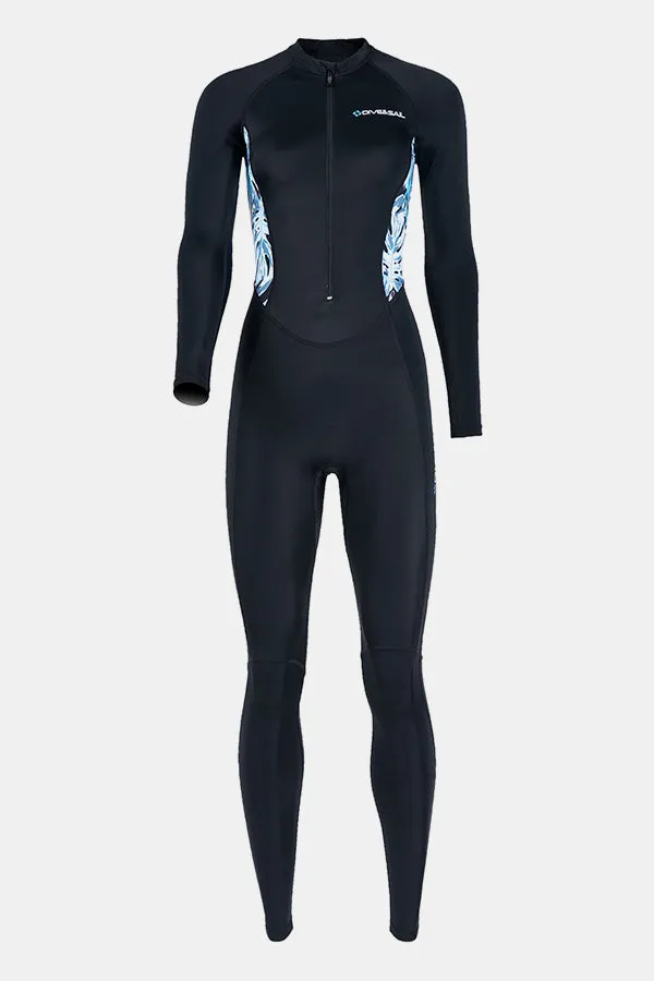 Lycra Diving Suit For Women One-Piece Black Long Sleeve Quick-Drying Jellyfish Suit