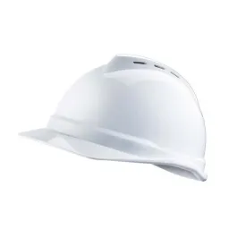 MSA V-Gard 500 Vented Helmet with Ratchet Suspension.
