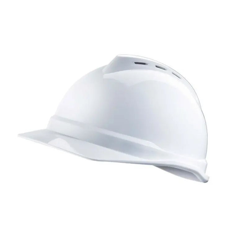 MSA V-Gard 500 Vented Helmet with Ratchet Suspension.