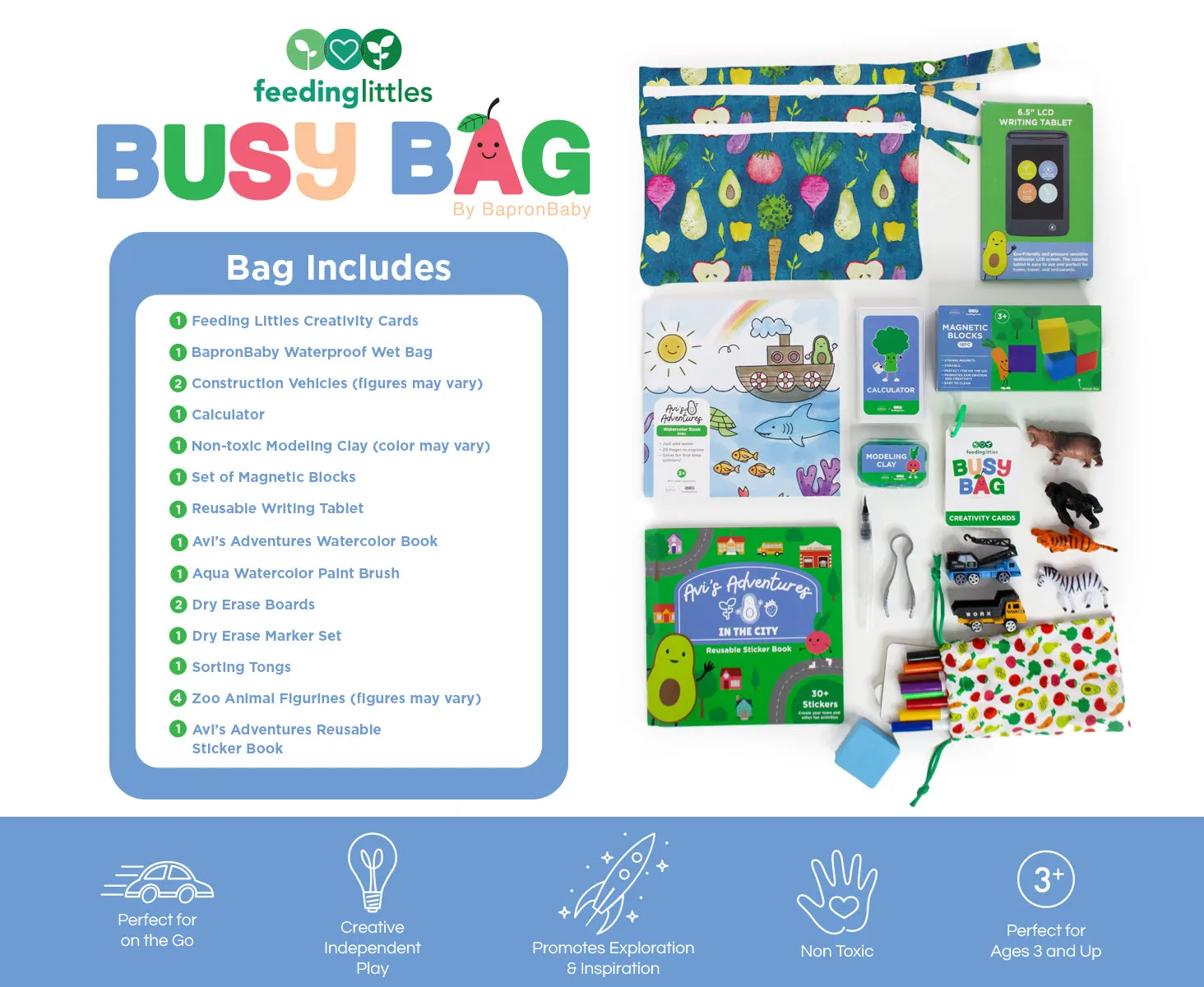 *NEW* Feeding Littles Busy Bag by BapronBaby