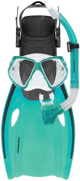 Nomad Adult Mask, Snorkel & Fin Set