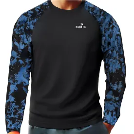 Norte Mens UPF 50 Long Sleeve Rash Guard – Sun Protection & Comfort for Active Outdoors