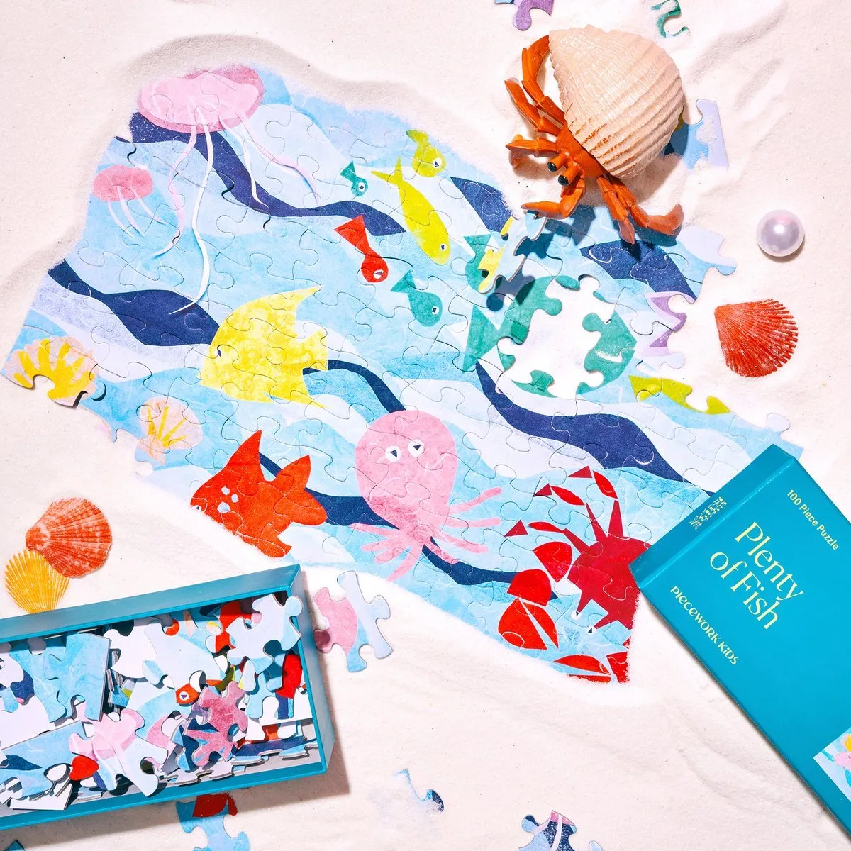 Plenty of Fish 100 Piece Puzzle by Piecework Puzzles