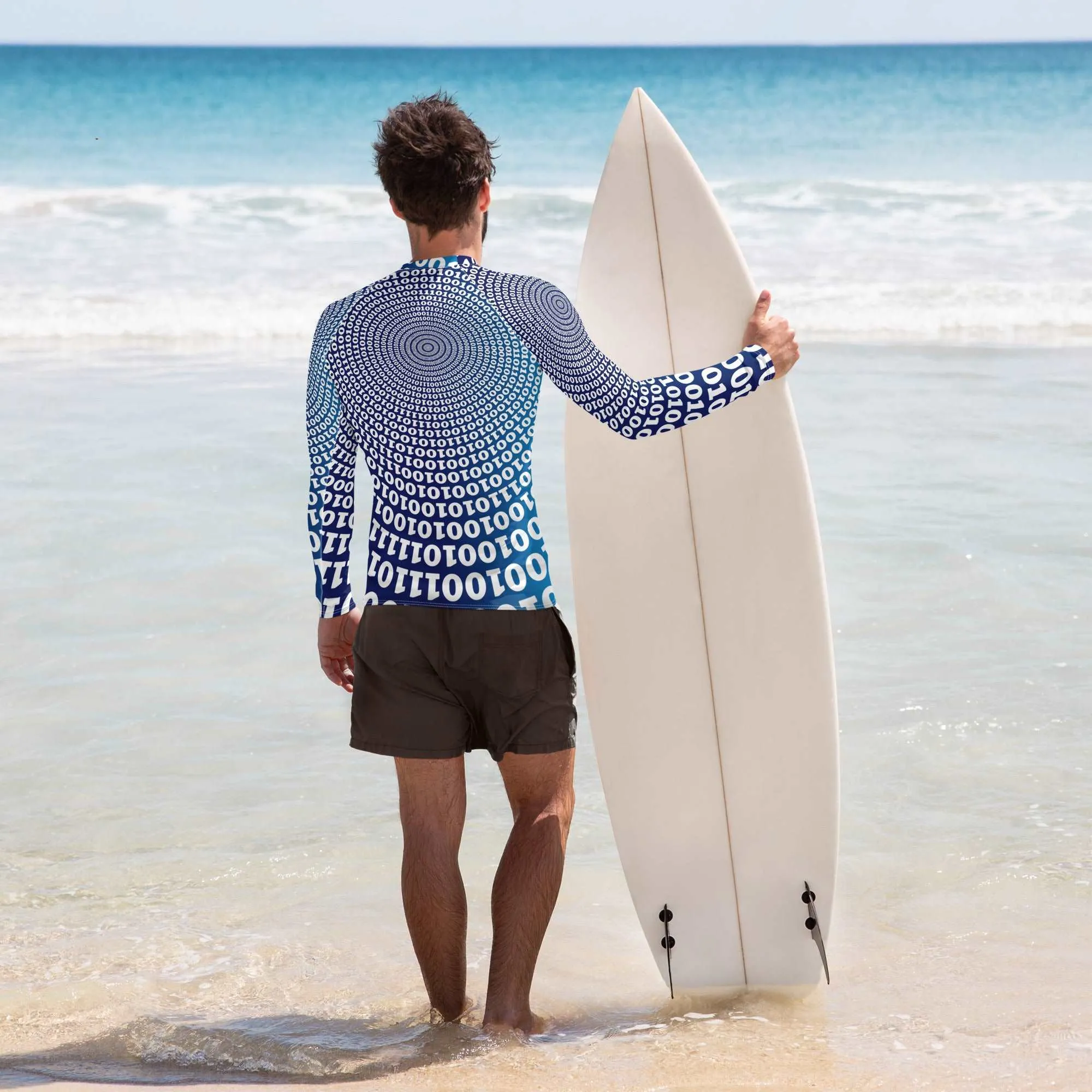"Binary Code" Collection - Men's Rash Guard