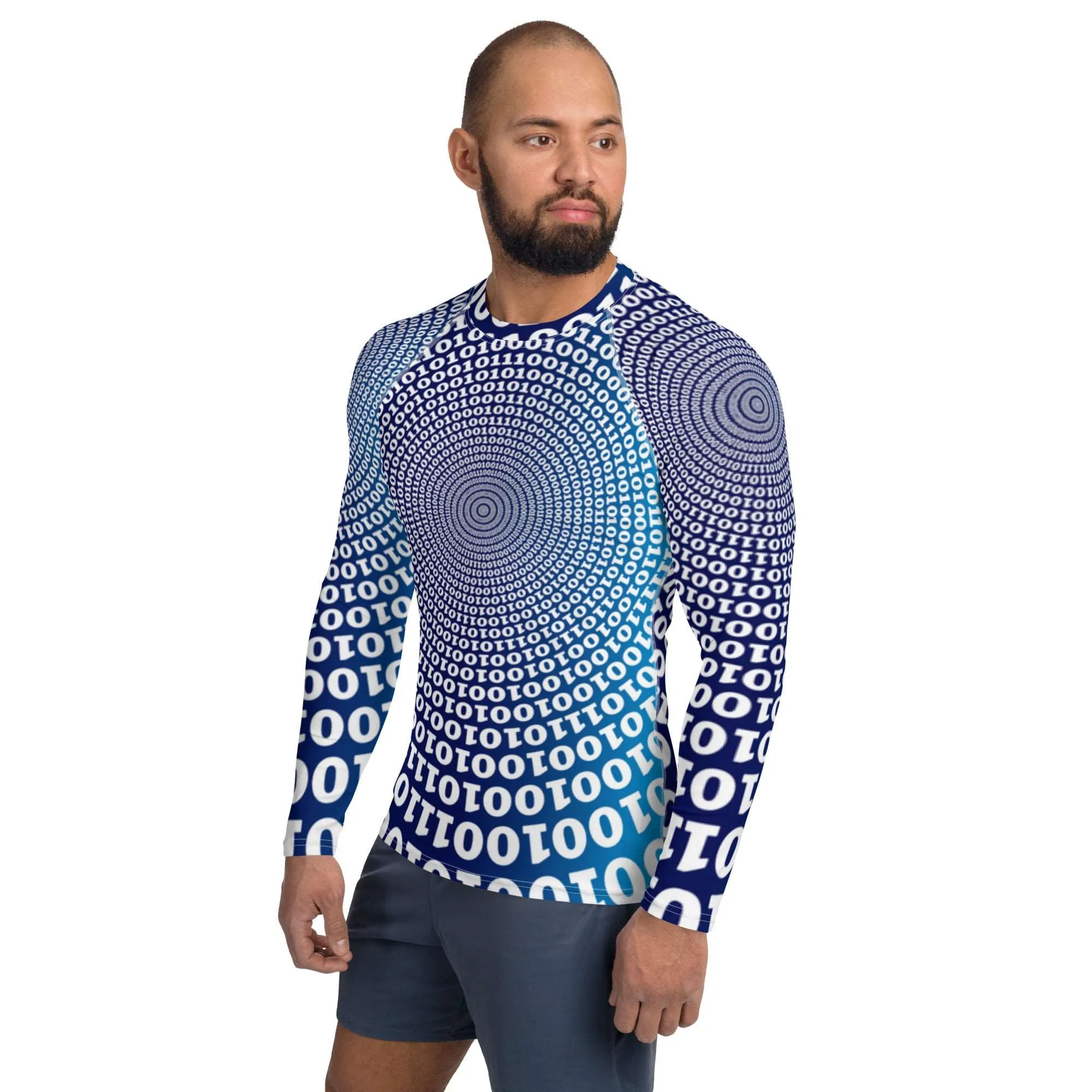 "Binary Code" Collection - Men's Rash Guard