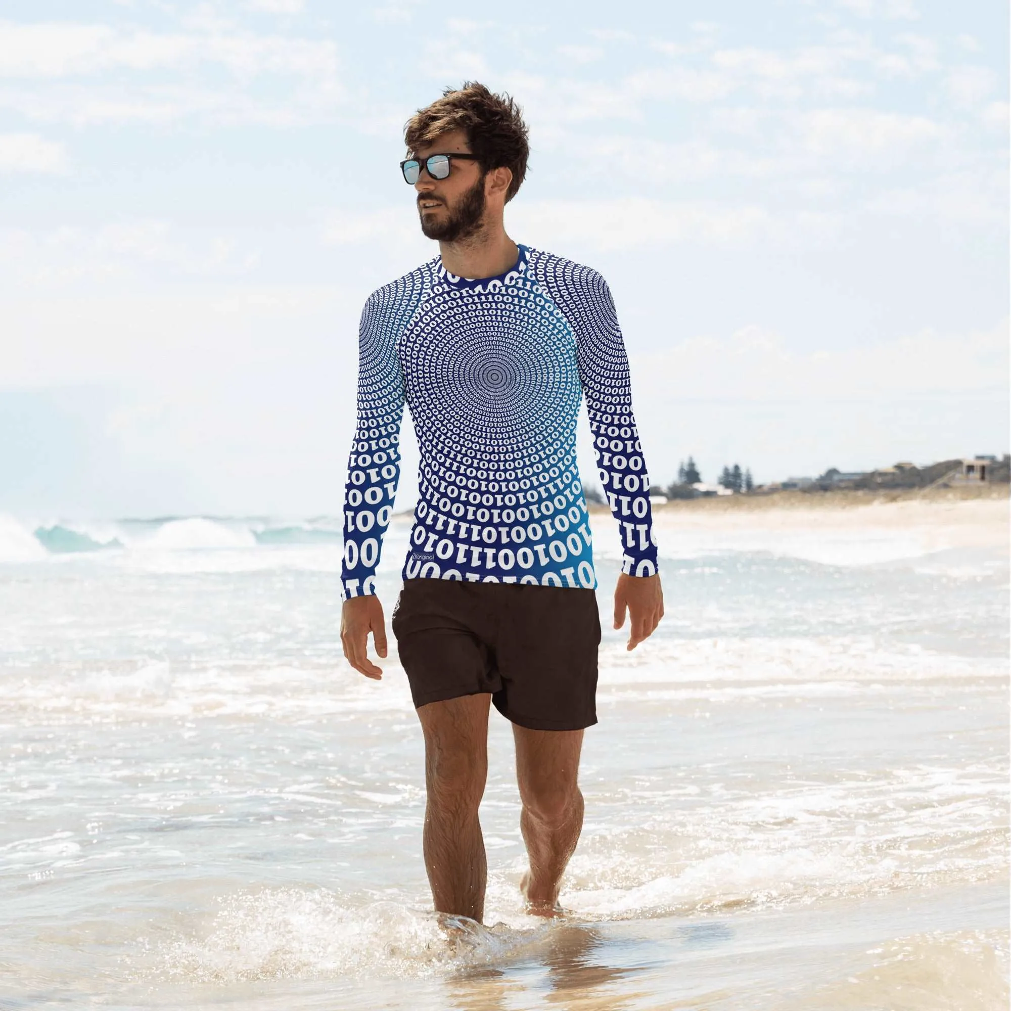 "Binary Code" Collection - Men's Rash Guard