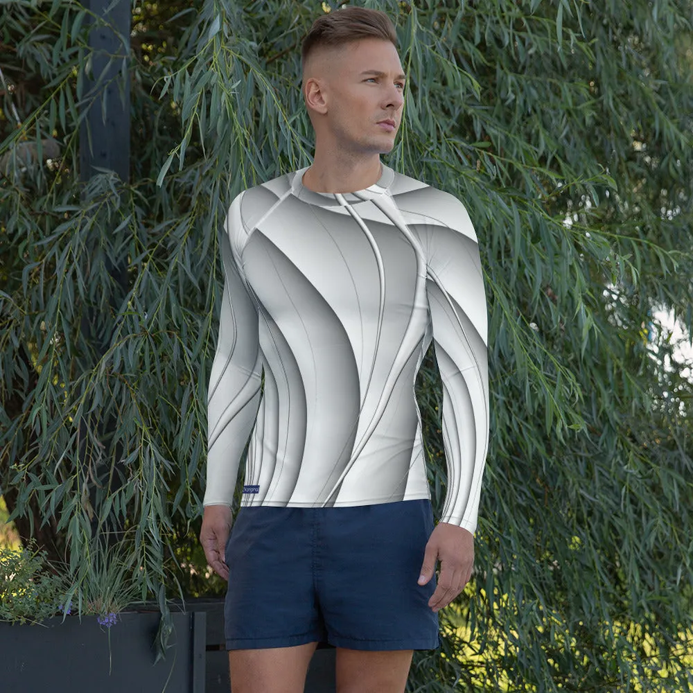 "Magnetic Wave" Collection - Men's Rash Guard