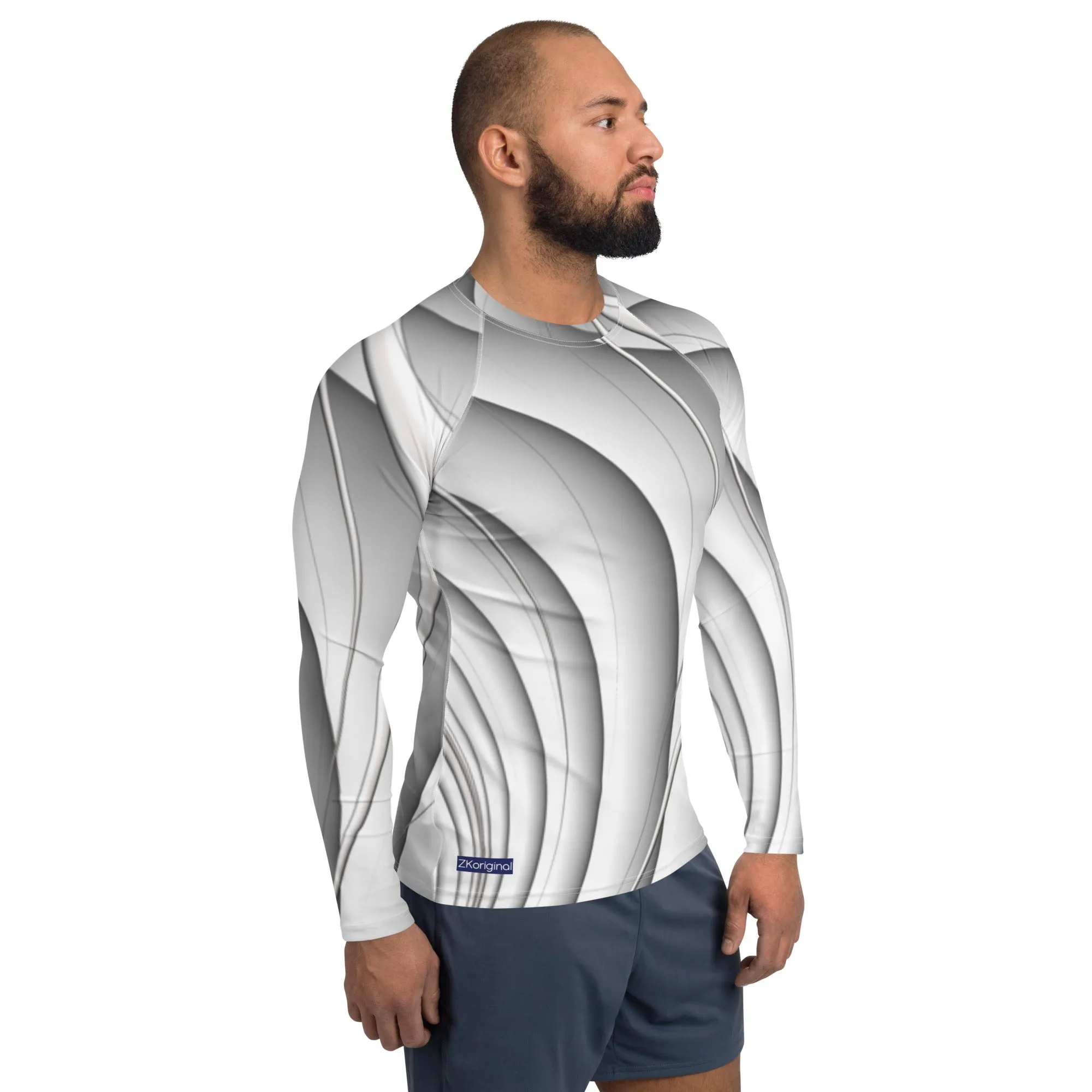 "Magnetic Wave" Collection - Men's Rash Guard
