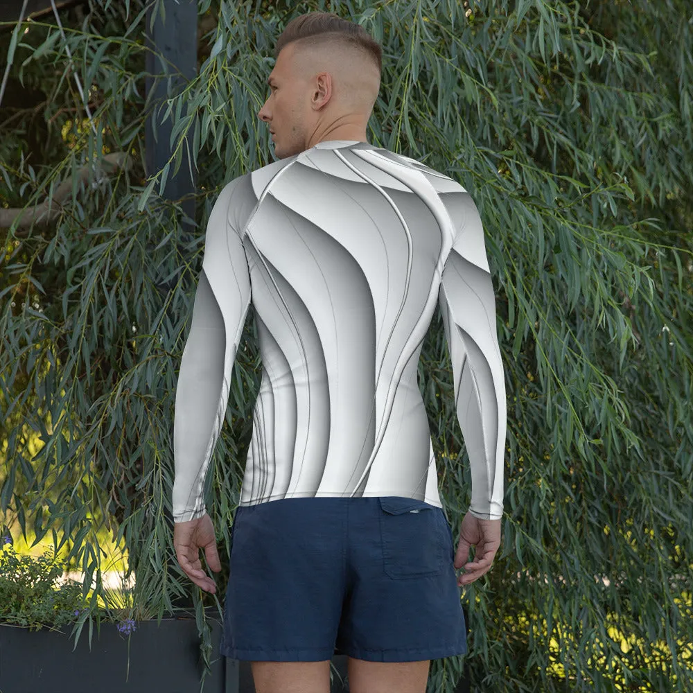 "Magnetic Wave" Collection - Men's Rash Guard