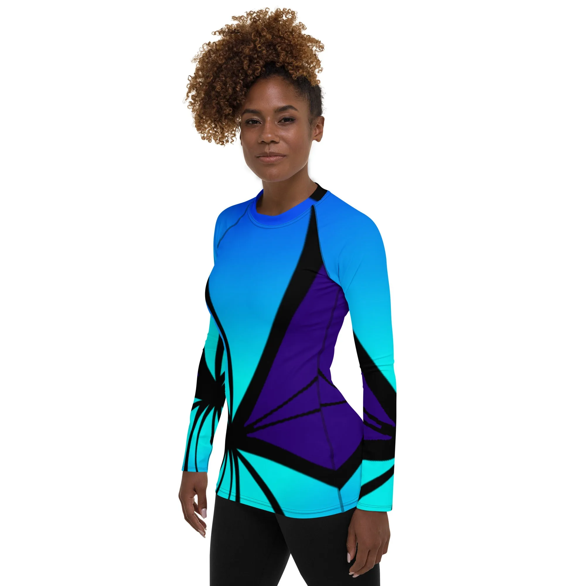 "Mystical Butterfly Bliss" Collection - Women's Rash Guard