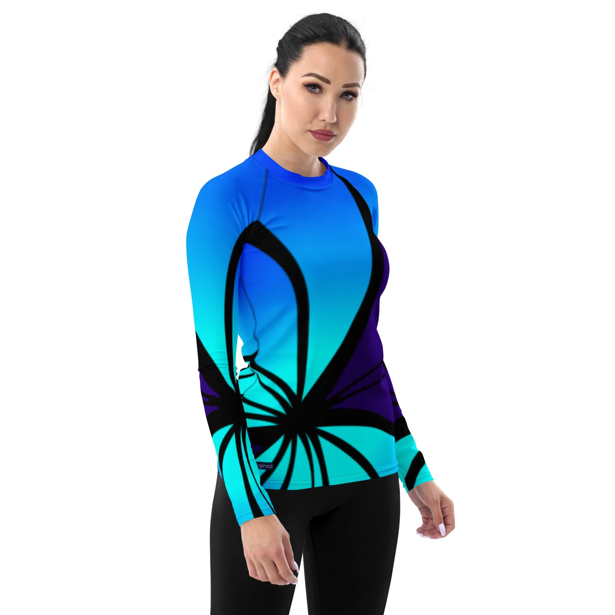 "Mystical Butterfly Bliss" Collection - Women's Rash Guard