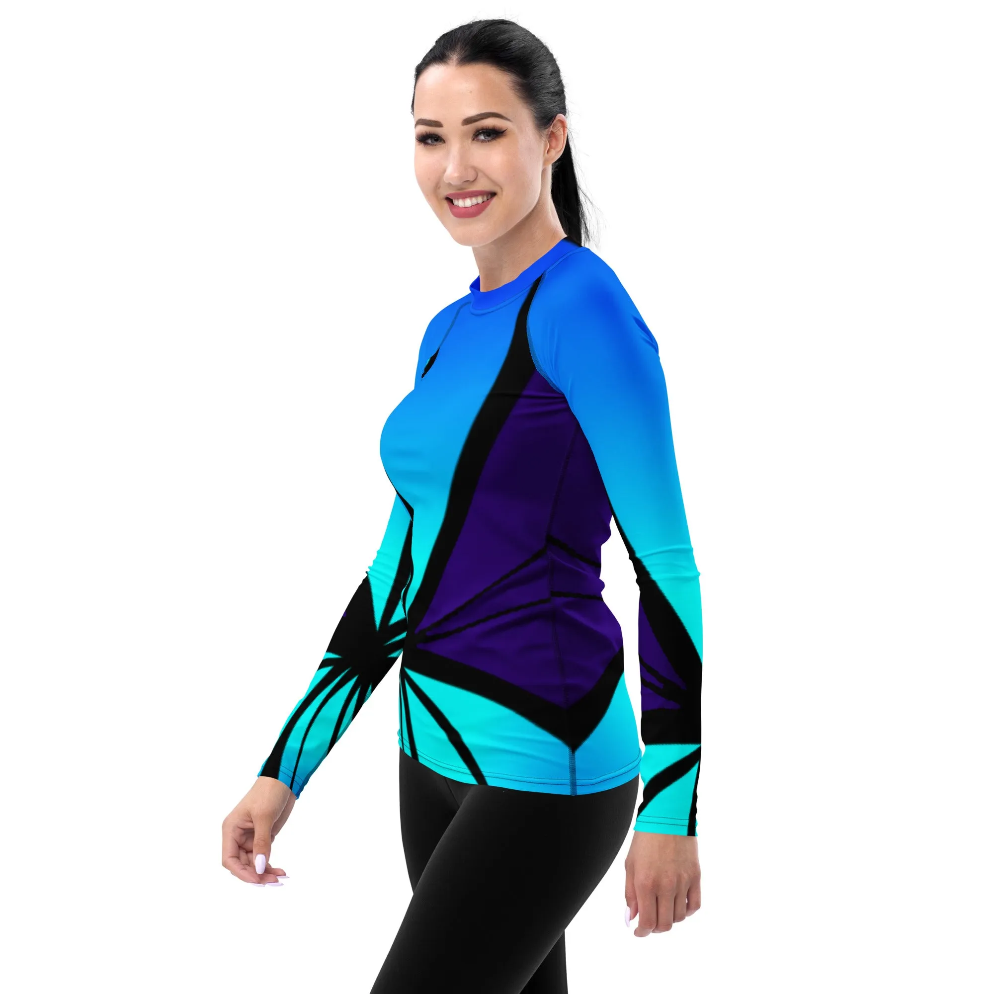 "Mystical Butterfly Bliss" Collection - Women's Rash Guard