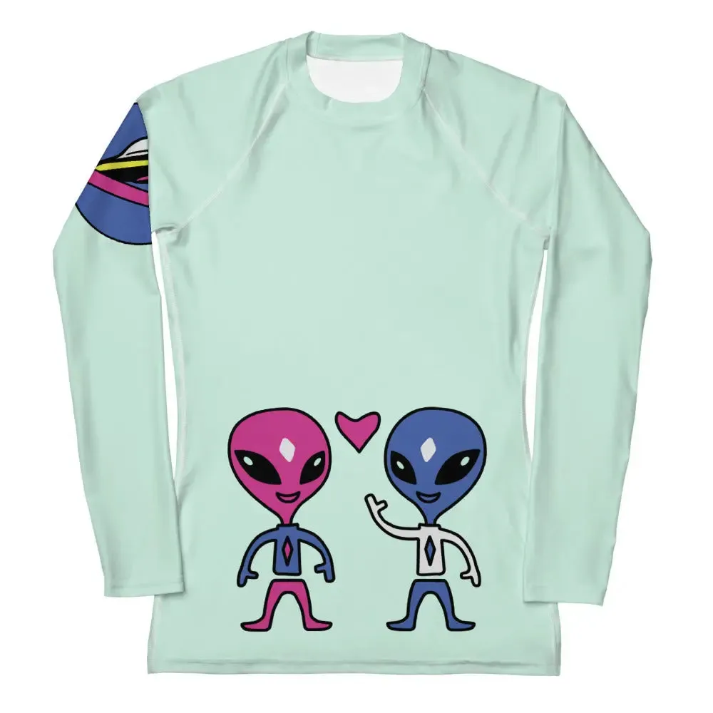 "Space Buds" Collection - Women's Rash Guard