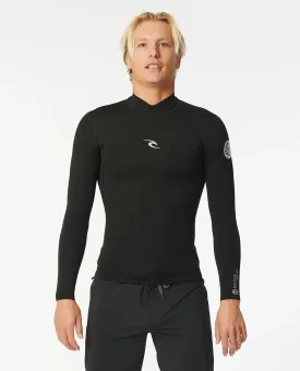Rip Curl Men's Dawn Patrol 1.5mm Long Sleeve Wetsuit Jacket Black 122MWJ-0090