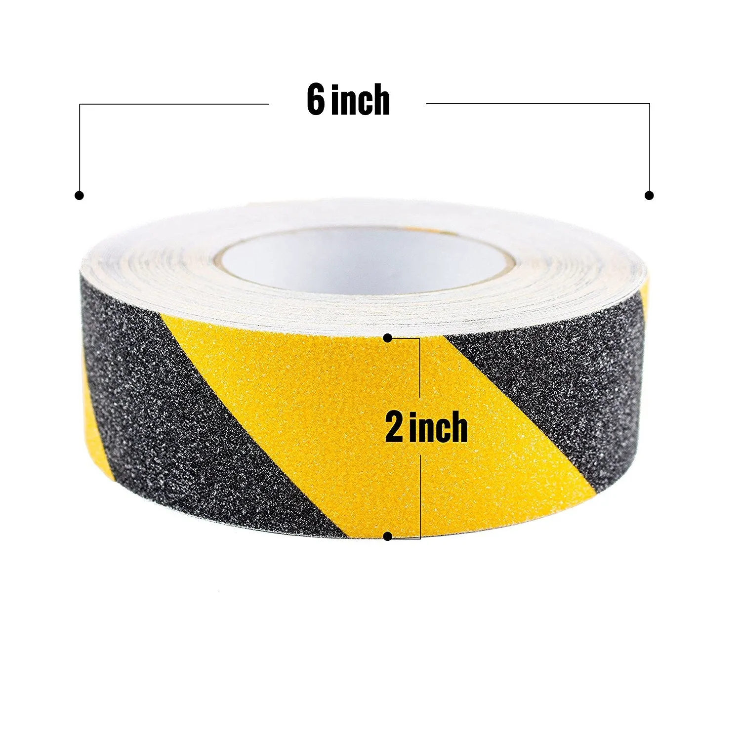 RK Safety 2" X 60' Black & Yellow Color Anti Slip Track Tape