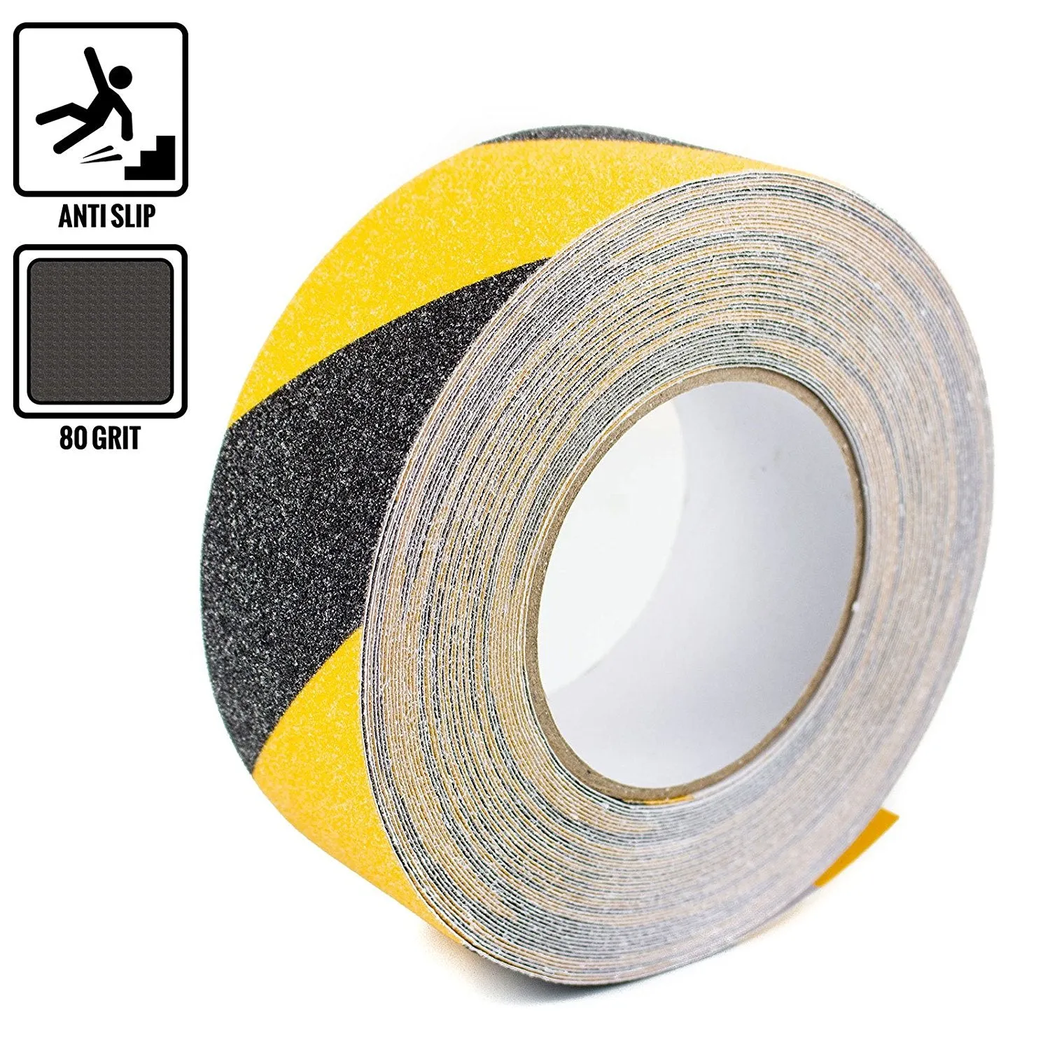 RK Safety 2" X 60' Black & Yellow Color Anti Slip Track Tape