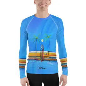 Some beach somewhere Men's Rash Guard