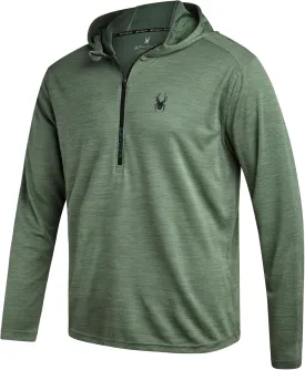 Spyder Mens Sweatshirt - Lightweight Athletic Half Zip Pullover Mens Hoodies - UPF 30  Dry Fit Long Sleeve Sun Shirts for Men