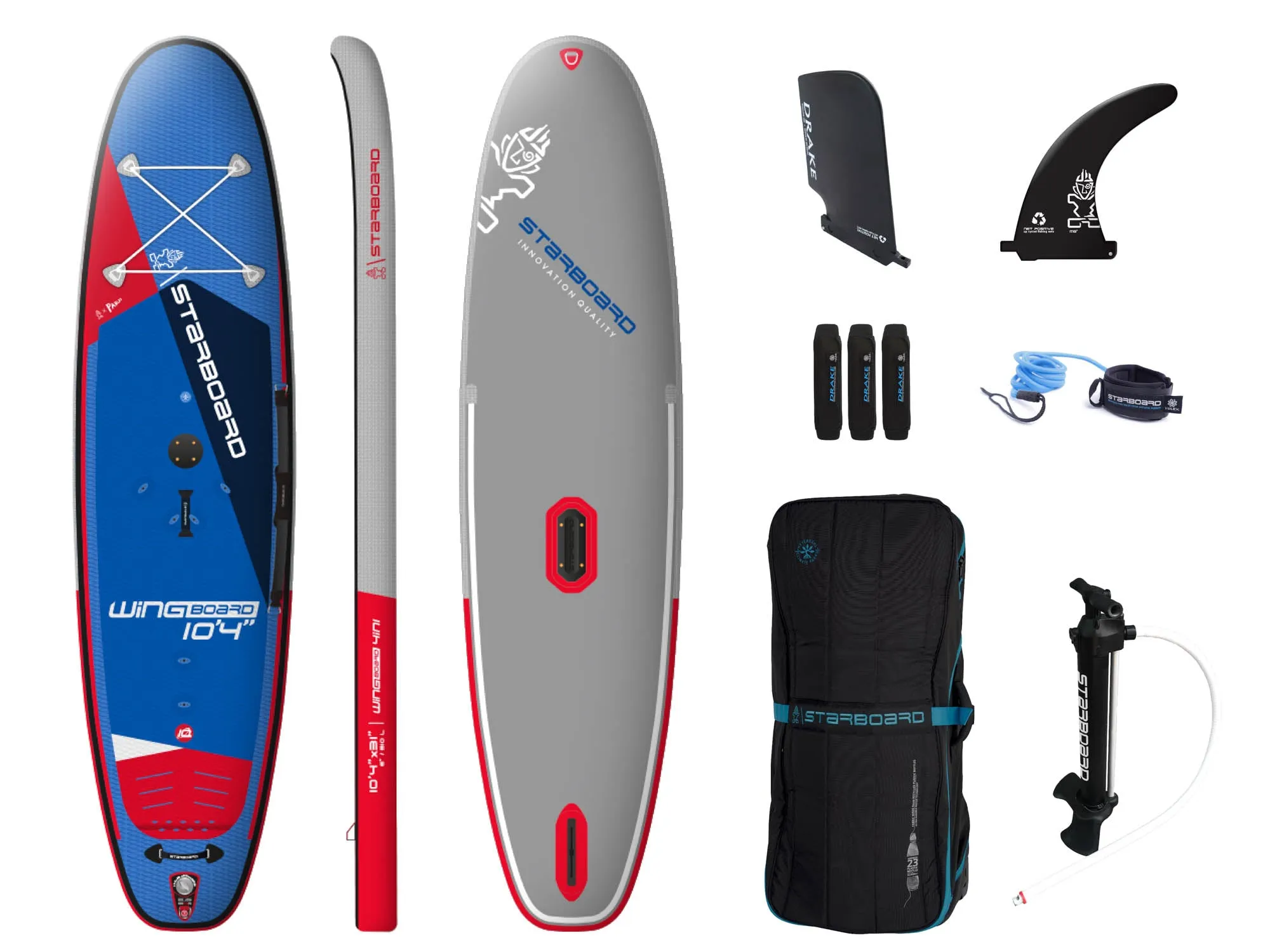 Starboard 10'4" X 31" X 6" WINGBOARD 4 in 1 Deluxe SC