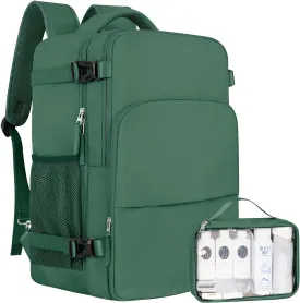 Travel Backpack, Flight Approved Backpack, College Backpack Bag, Casual Daypack, Hiking Backpack, Waterproof Carry On Business Backpack, Fit 16 Inch Laptop
