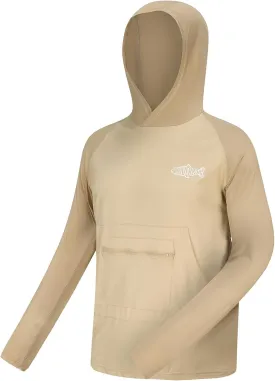 UPF 50  Sun Protection Hoodie Shirt Rash Guard Long Sleeve Shirt